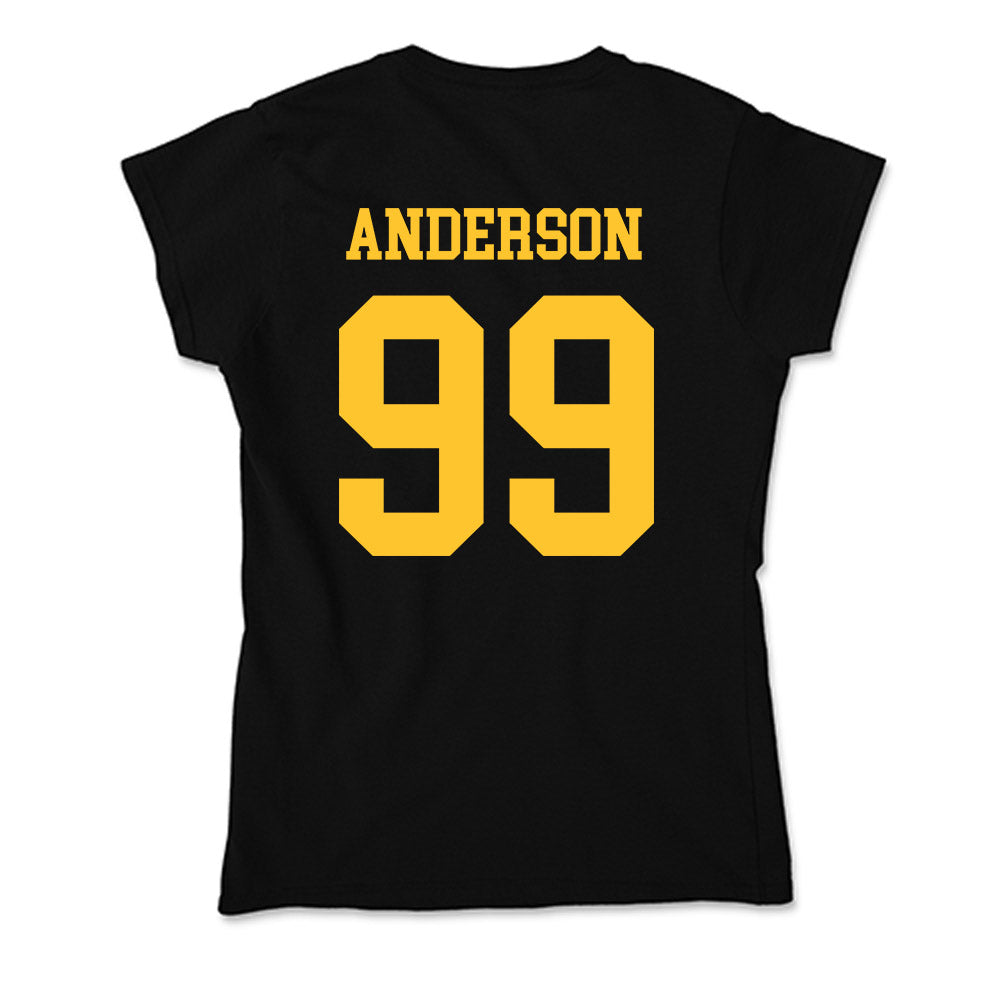Wyoming - NCAA Football : Keelan Anderson - Soft Style Women’s T-Shirt-1