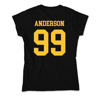 Wyoming - NCAA Football : Keelan Anderson - Soft Style Women’s T-Shirt-1