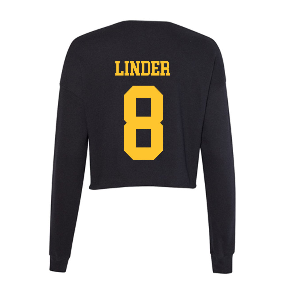 Wyoming - NCAA Women's Soccer : hadley linder - Women's Cropped Crew Fleece-1