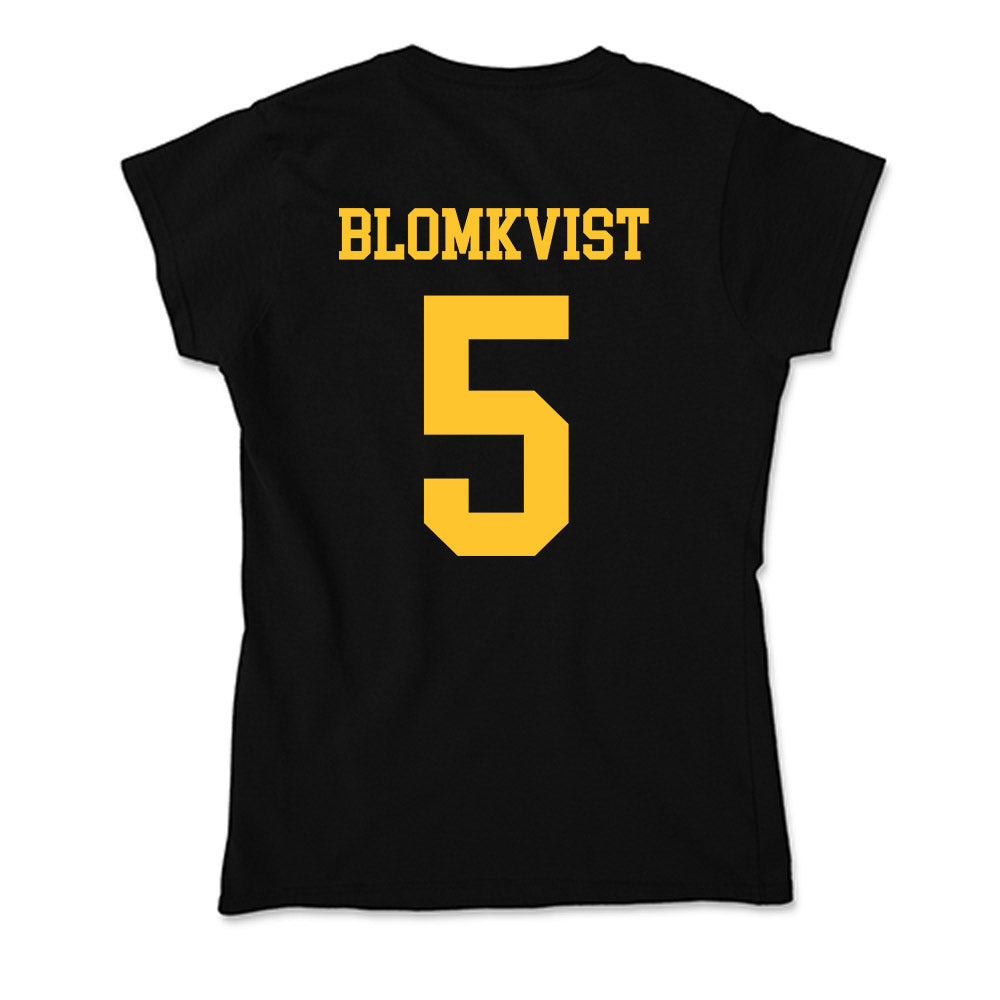 Wyoming - NCAA Women's Basketball : Liv Blomkvist - Soft Style Women’s T-Shirt-1