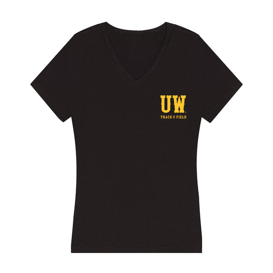 Wyoming - NCAA Women's Track & Field : Megan Witkiewicz - Women's V-Neck T-Shirt-0