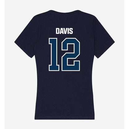 Old Dominion - NCAA Women's Soccer : Koto Davis - Women's V-Neck T-Shirt-1