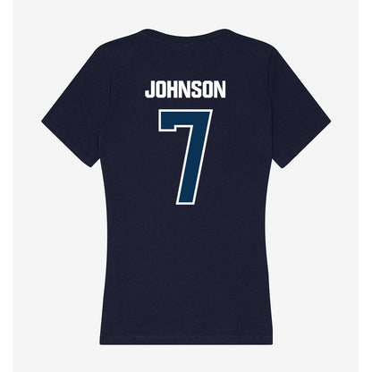 Old Dominion - NCAA Baseball : Will Johnson - Women's V-Neck T-Shirt-1