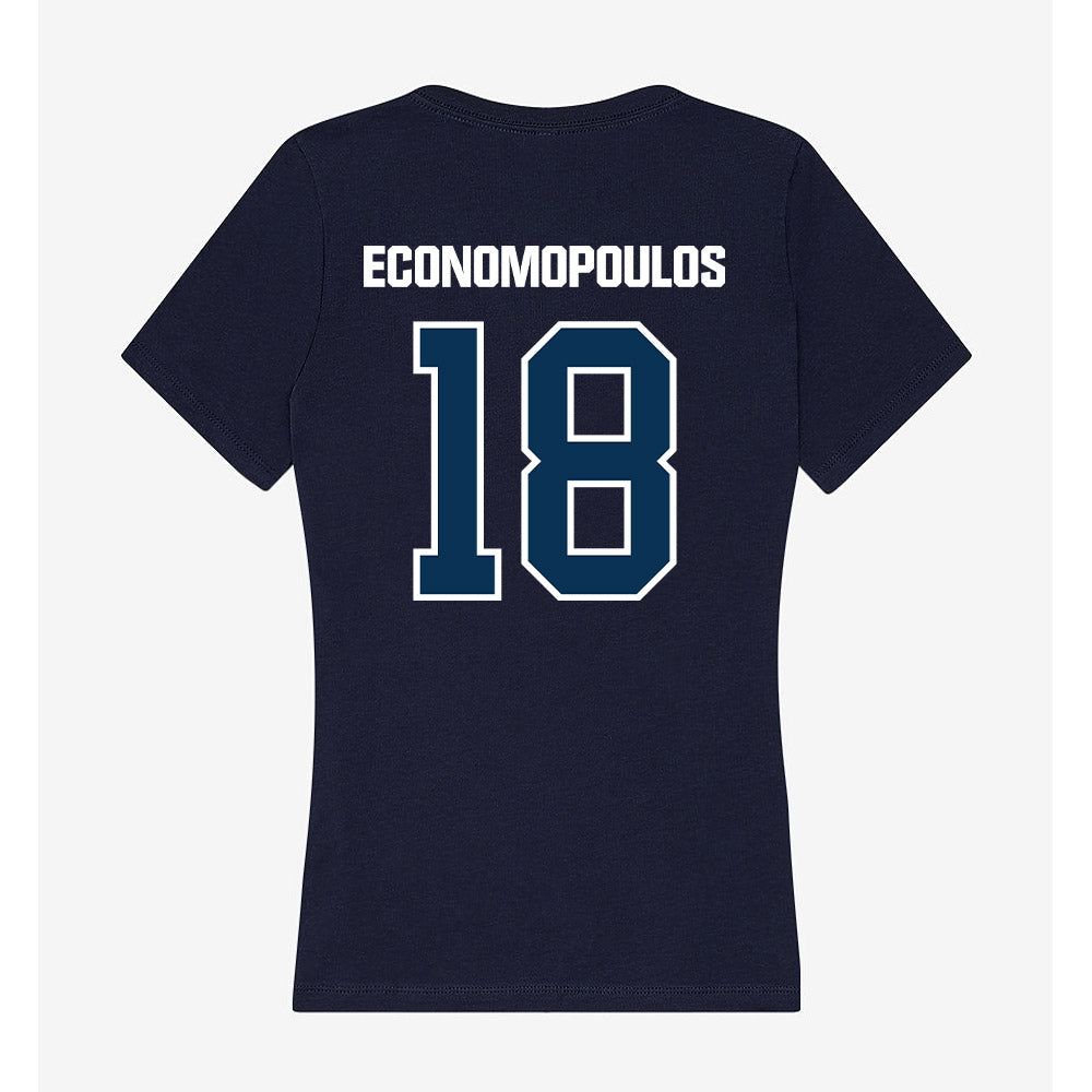 Old Dominion - NCAA Women's Soccer : Ashley Economopoulos - Women's V-Neck T-Shirt-1