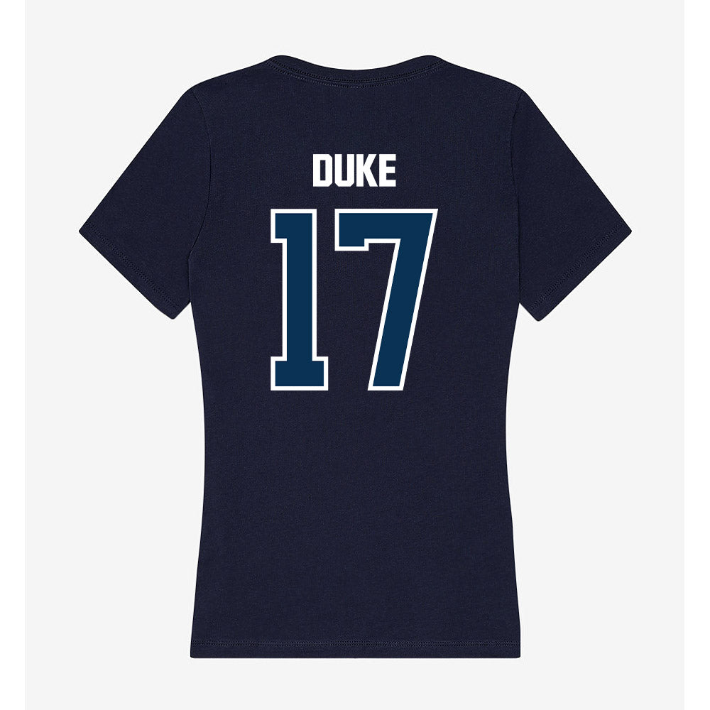 Old Dominion - NCAA Football : Damon Duke - Women's V-Neck T-Shirt-1