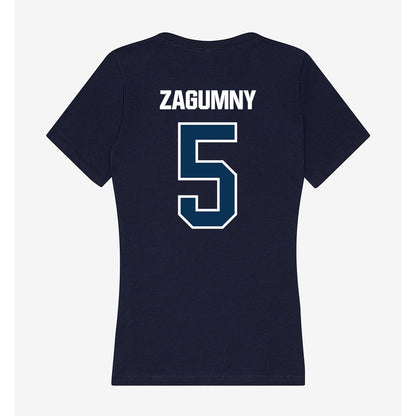 Old Dominion - NCAA Women's Volleyball : Wiktoria Zagumny - Women's V-Neck T-Shirt-1