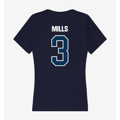 Old Dominion - NCAA Women's Lacrosse : Jules Mills - Women's V-Neck T-Shirt-1