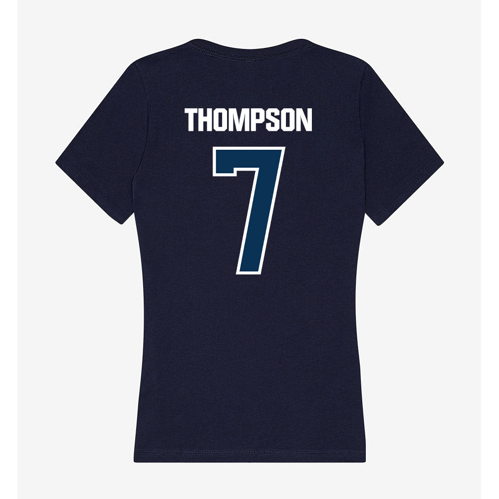 Old Dominion - NCAA Women's Basketball : Kelsey Thompson - Women's V-Neck T-Shirt-1