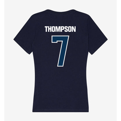 Old Dominion - NCAA Women's Basketball : Kelsey Thompson - Women's V-Neck T-Shirt-1
