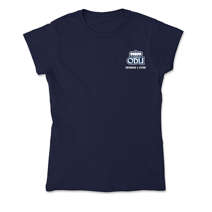 Old Dominion - NCAA Women's Swimming & Diving : Linnea Kallebo - Soft Style Women’s T-Shirt-0
