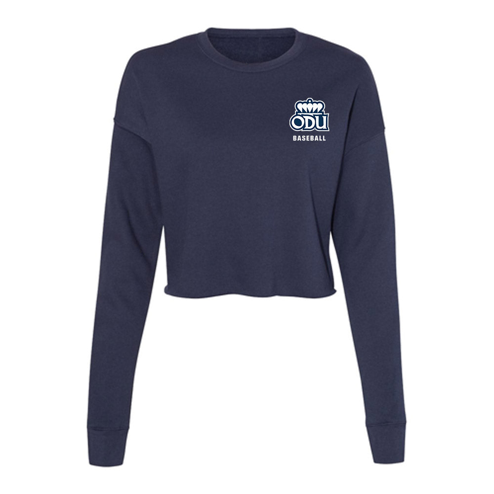 Old Dominion - NCAA Baseball : Jackson Runyon - Women's Cropped Crew Fleece-0