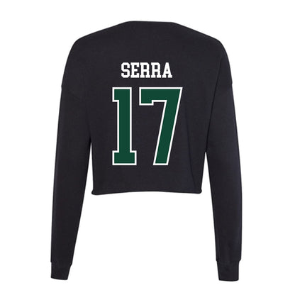 Hawaii - NCAA Women's Basketball : Fiamma Serra - Women's Cropped Crew Fleece-1