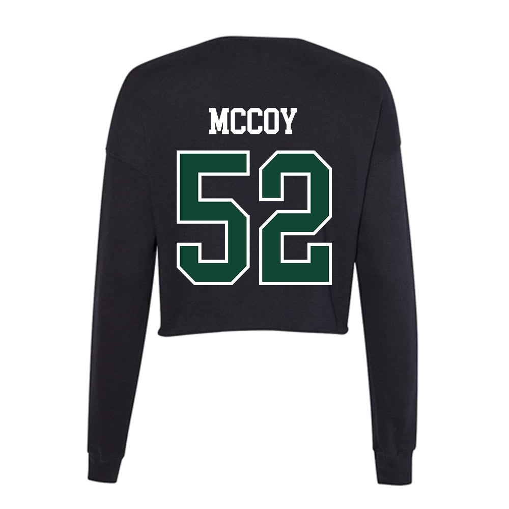 Hawaii - NCAA Football : Luther McCoy - Women's Cropped Crew Fleece-1