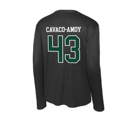 Hawaii - NCAA Football : Alika Cavaco-Amoy - Activewear Long Sleeve T-Shirt-1