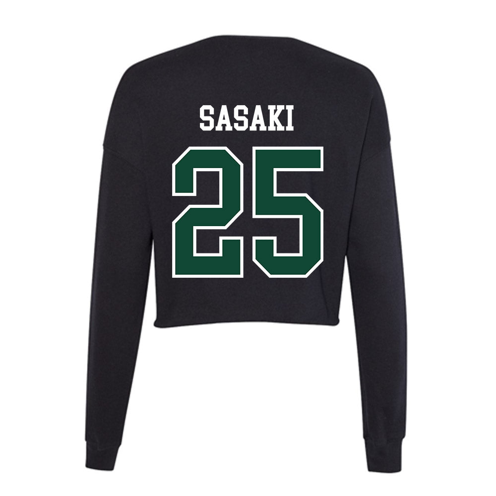 Hawaii - NCAA Softball : Abby Sasaki - Women's Cropped Crew Fleece-1