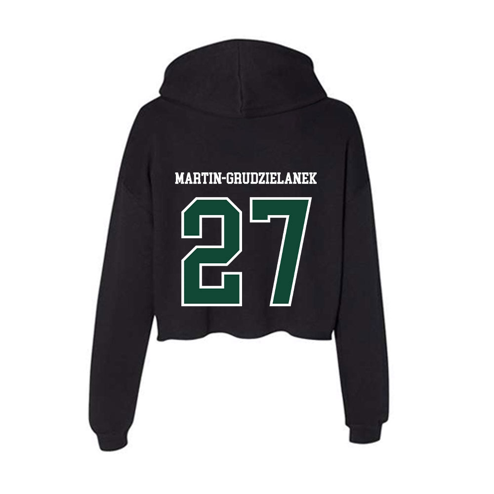 Hawaii - NCAA Baseball : Brody Martin-Grudzielanek - Women's Crop Fleece Hoodie-1