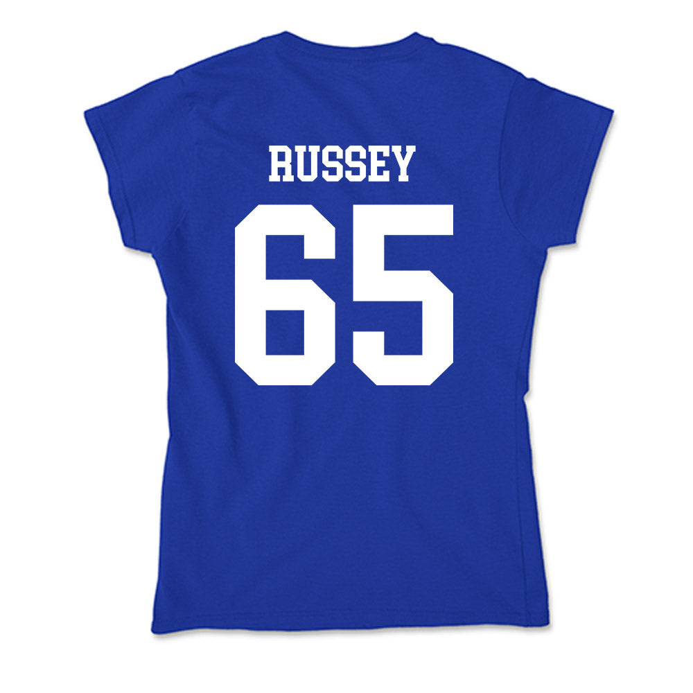 LA Tech - NCAA Football Legends : Kody Russey - Soft Style Women’s T-Shirt-1