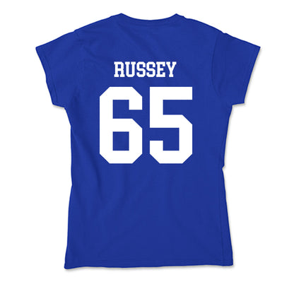 LA Tech - NCAA Football Legends : Kody Russey - Soft Style Women’s T-Shirt-1
