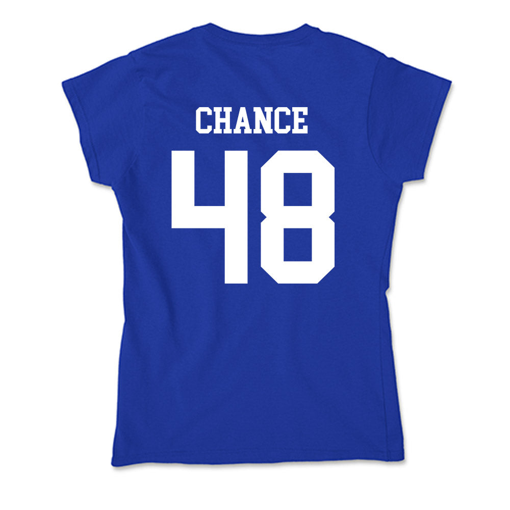LA Tech - NCAA Football : John Hoyet Chance - Soft Style Women’s T-Shirt-1