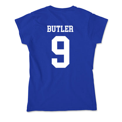 LA Tech - NCAA Football Legends : Vernon Butler - Soft Style Women’s T-Shirt-1