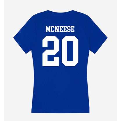 LA Tech - NCAA Football : Kenyatta McNeese - Women's V-Neck T-Shirt-1