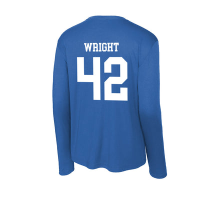 LA Tech - NCAA Softball : Ella Wright - Activewear Long Sleeve T-Shirt-1