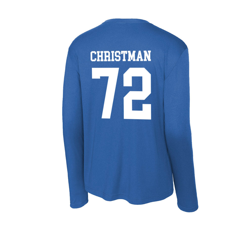 LA Tech - NCAA Football : Hayden Christman - Activewear Long Sleeve T-Shirt-1