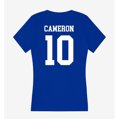 LA Tech - NCAA Football Legends : Colby Cameron - Women's V-Neck T-Shirt-1