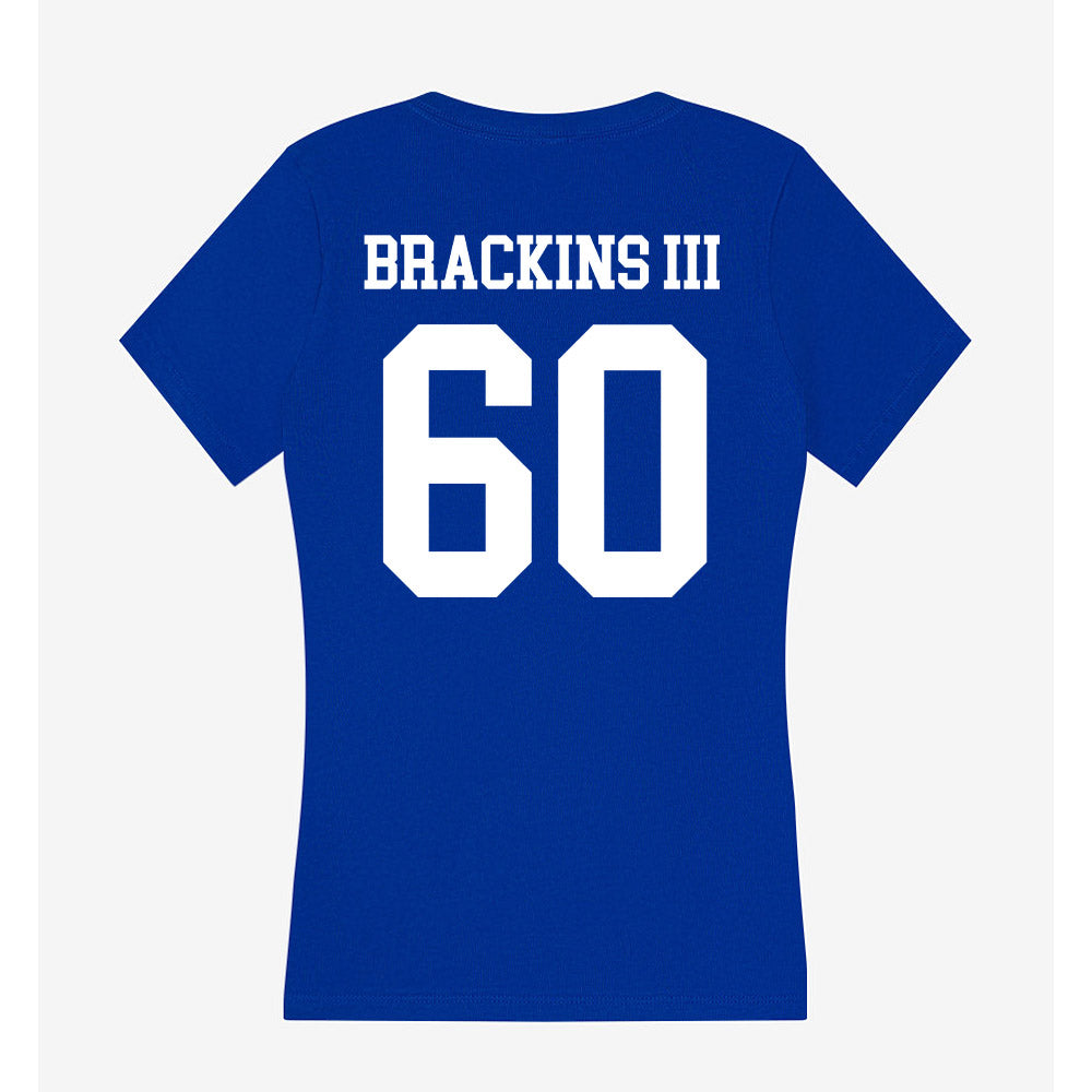 LA Tech - NCAA Football : Roy Brackins III - Women's V-Neck T-Shirt-1