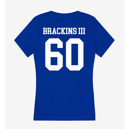 LA Tech - NCAA Football : Roy Brackins III - Women's V-Neck T-Shirt-1