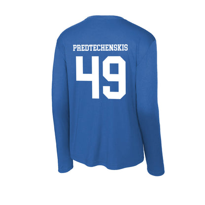 LA Tech - NCAA Football : James Predtechenskis - Activewear Long Sleeve T-Shirt-1