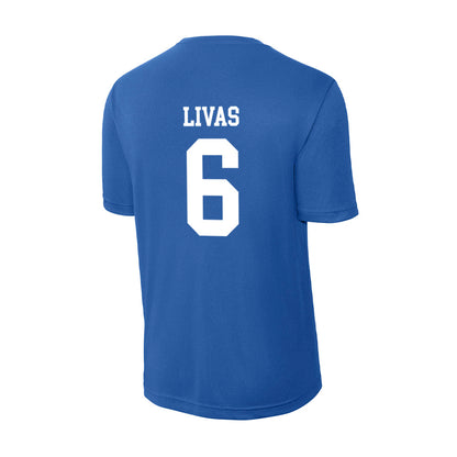LA Tech - NCAA Football Legends : Phillip Livas - Activewear T-Shirt-1