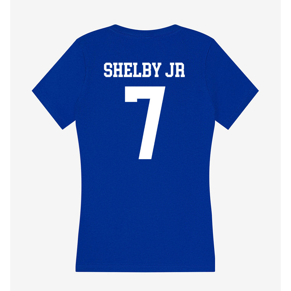LA Tech - NCAA Football : Jhamal Shelby Jr - Women's V-Neck T-Shirt-1