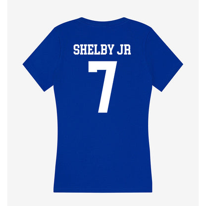 LA Tech - NCAA Football : Jhamal Shelby Jr - Women's V-Neck T-Shirt-1