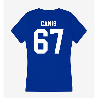 LA Tech - NCAA Football : Brett Canis - Women's V-Neck T-Shirt-1