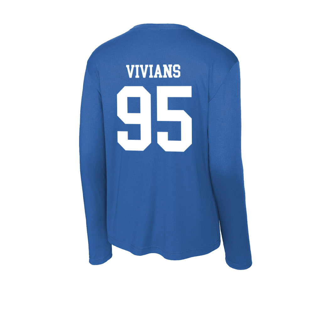 LA Tech - NCAA Football : Trevell Vivians - Activewear Long Sleeve T-Shirt-1