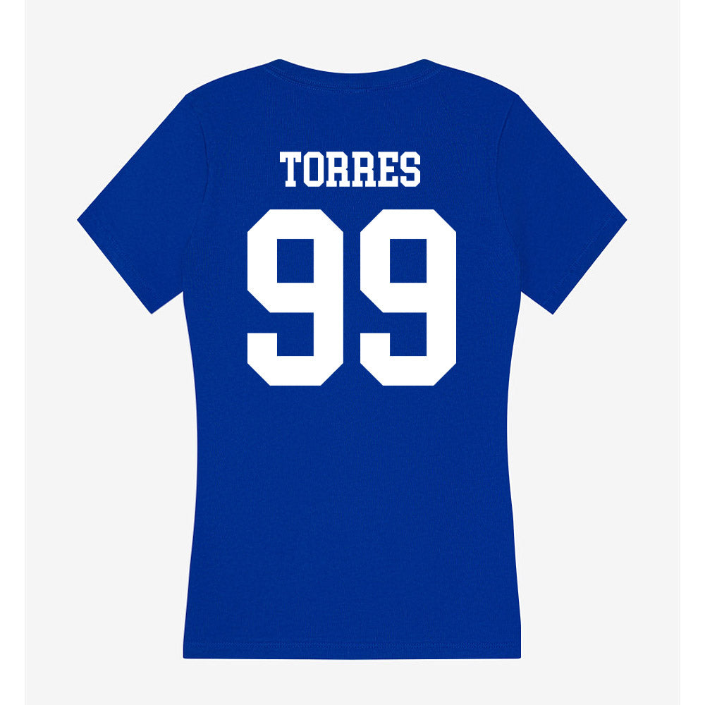 LA Tech - NCAA Softball : Reese Torres - Women's V-Neck T-Shirt-1