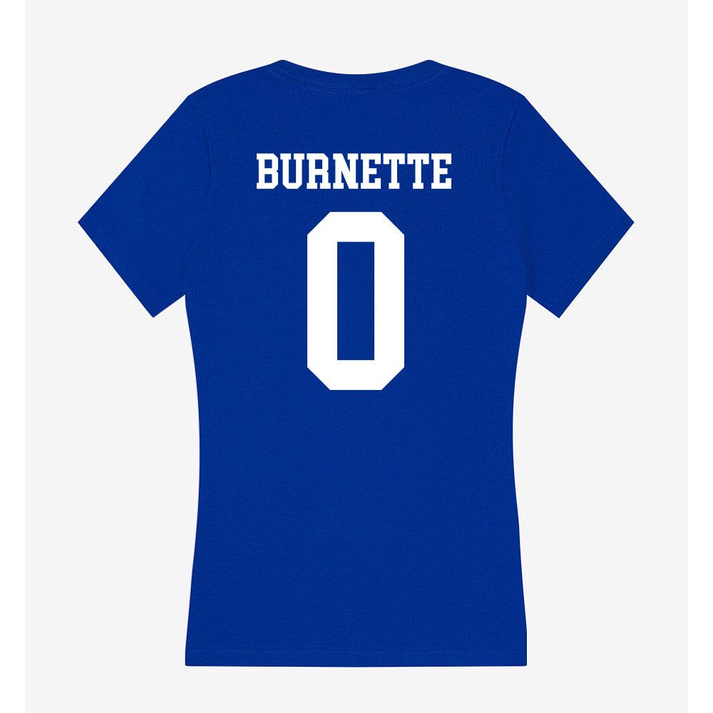 LA Tech - NCAA Football : Andrew Burnette - Women's V-Neck T-Shirt-1