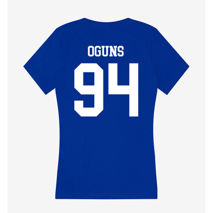 LA Tech - NCAA Football : Emmanuel Oguns - Women's V-Neck T-Shirt-1