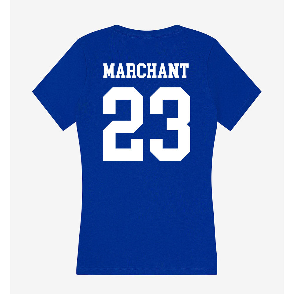LA Tech - NCAA Softball : Reagan Marchant - Women's V-Neck T-Shirt-1