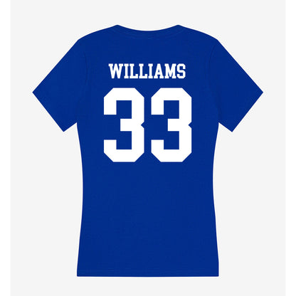 LA Tech - NCAA Football : Tavis Williams - Women's V-Neck T-Shirt-1