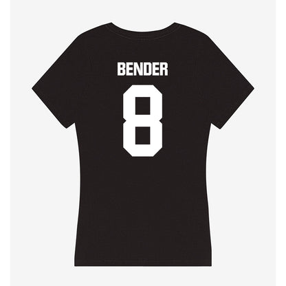 Davidson - NCAA Football : Hayden Bender - Women's V-Neck T-Shirt-1