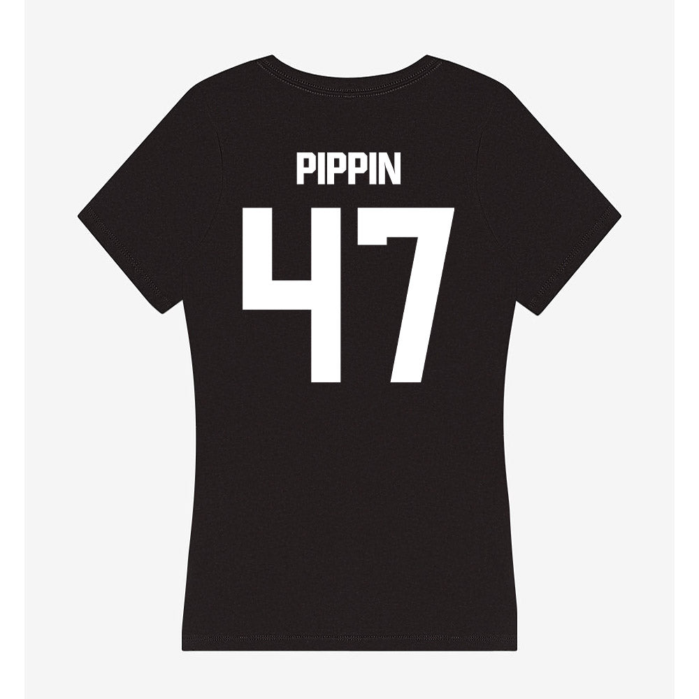 Davidson - NCAA Football : Nash Pippin - Women's V-Neck T-Shirt-1