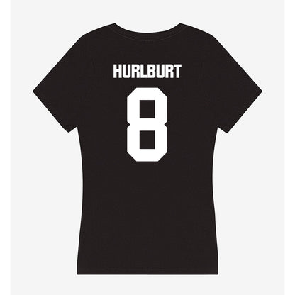 Davidson - NCAA Men's Basketball : Joe Hurlburt - Women's V-Neck T-Shirt-1