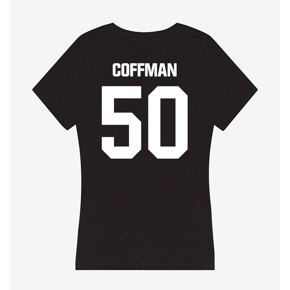 Davidson - NCAA Football : Carson Coffman - Women's V-Neck T-Shirt-1