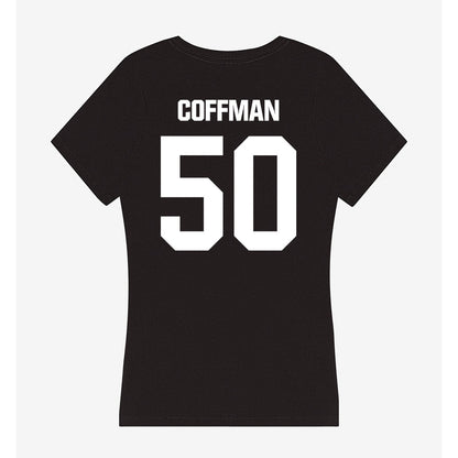 Davidson - NCAA Football : Carson Coffman - Women's V-Neck T-Shirt-1