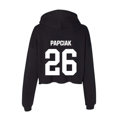 Davidson - NCAA Baseball : Will Papciak - Women's Crop Fleece Hoodie-1