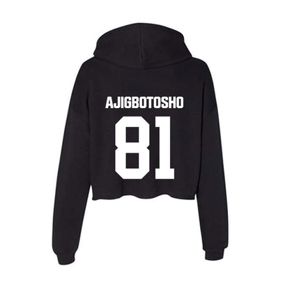 Davidson - NCAA Football : Alani Ajigbotosho - Women's Crop Fleece Hoodie-1
