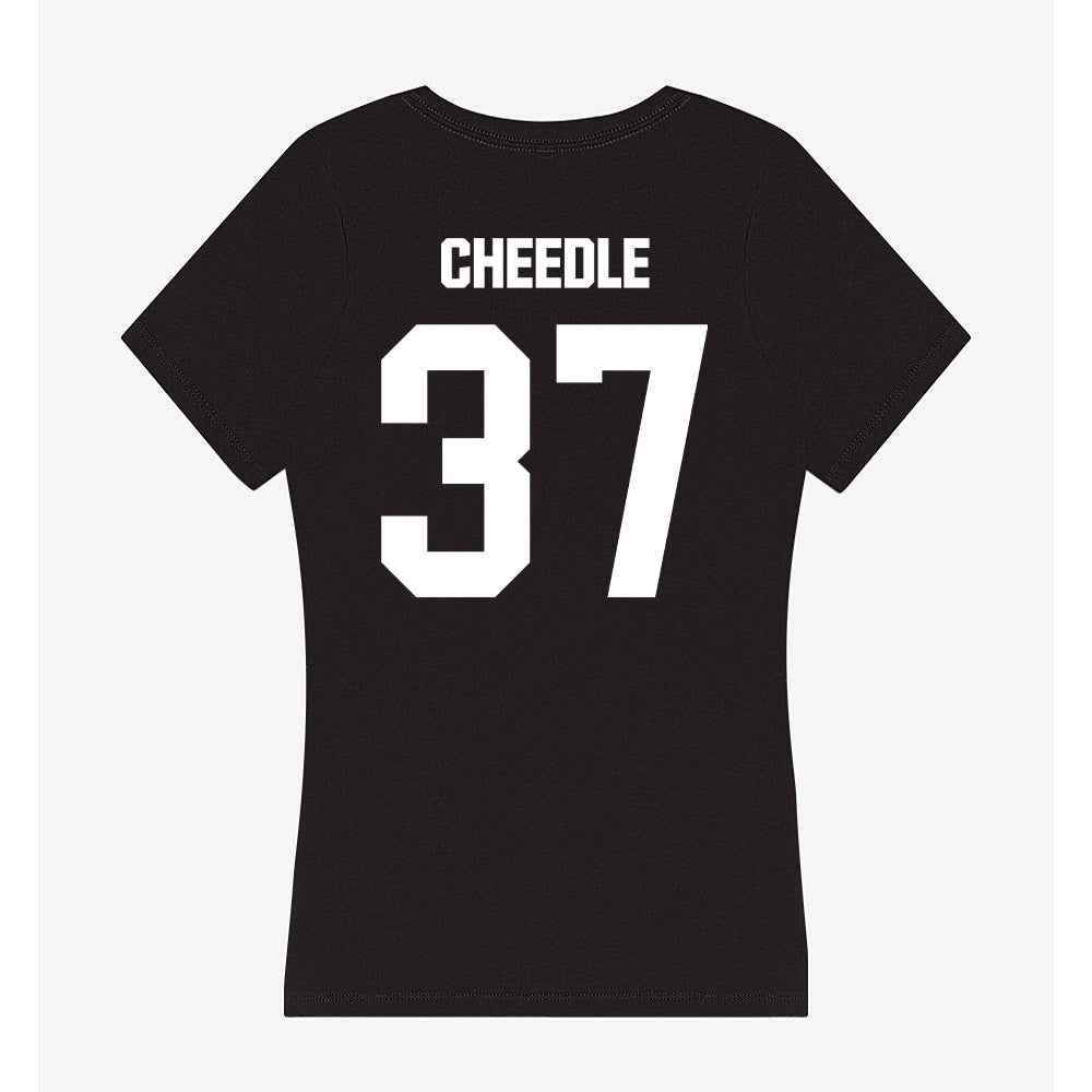 Davidson - NCAA Women's Lacrosse : Payton Cheedle - Women's V-Neck T-Shirt-1