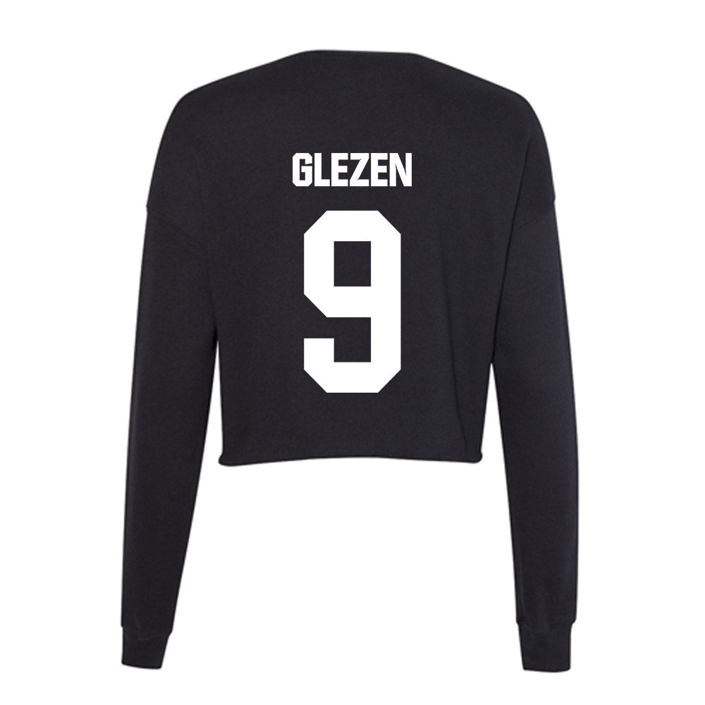 Davidson - NCAA Football : Landon Glezen - Women's Cropped Crew Fleece-1
